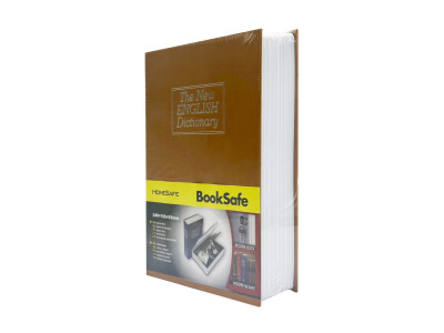Сейф-книга з ключем для зберігання KBS-802(Brown) середня 24х155х55 см Сейф-книга з ключем для зберігання KBS-802(Brown) середня 24х155х55 см